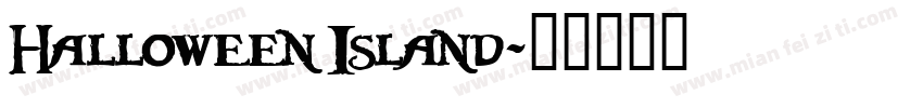 Halloween Island字体转换
